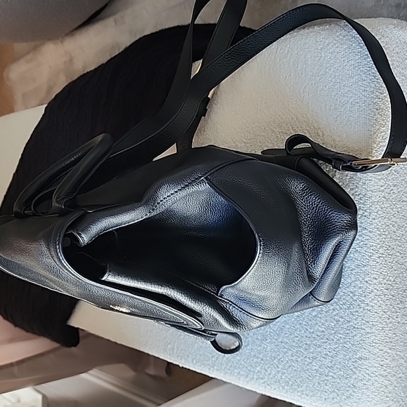 Tory Burch Black Leather Backpack - Picture 4 of 8